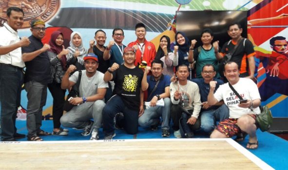 Atlet Sulsel Sumbang Emas Pertama di Popnas XIV. FOTO ; IST