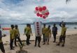 Komunitas penyedia jasa tour guide, Aurora siap memperkenalkan wisata Sulawesi Tenggara (Sultra) dengan melepas balon ke udara di HUT RI ke 72. FOTO : LM FAISAL