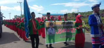 Pawai Ta'ruf MTQ, Kafilah Kabupaten Muna Turun dengan Kekuatan Penuh