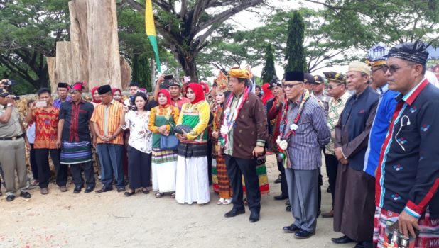 Rumah Adat Barugano Wuna Diresmikan, Plt Gubernur Sultra Apresiasi Bupati