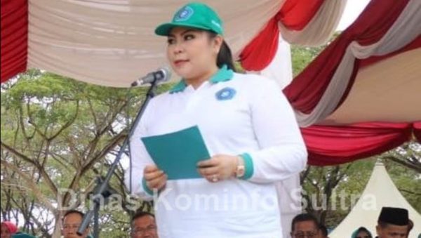 Agista Ariany Resmi Dilantik Sebagai Ketua Umum Koni Sultra