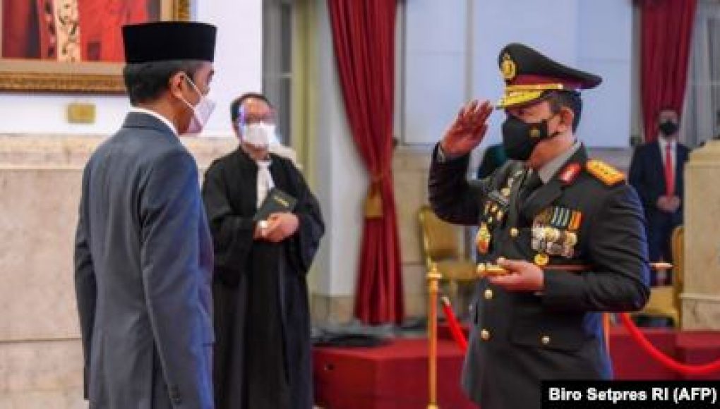 Jokowi Resmi Lantik Listyo Sigit Jadi Kapolri