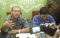Deputi Bidang Statistik Distribusi dan jasa Dr. Ir. Sasmito Hadi Wibowo M. Sc. saat memberikan keterangan pers di Retakda BPS se Sultra. FOTO : BAIM. J