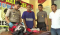 Tersangka pembnakar Istri bersama barang bukti kejahatatannya di Mapolres Jepara. FOTO : DSW
