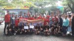 43 Pebasket asal Serdang Baru 1 Malaysia berfoto bersama saat bertandang di Kabupaten Bantaeng. FOTO : SYAMSUDDIN
