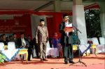 membacakan amat presiden di upacara hari kelahiran Pancasila 1 Juni 2017. FOTO : MIRDAT