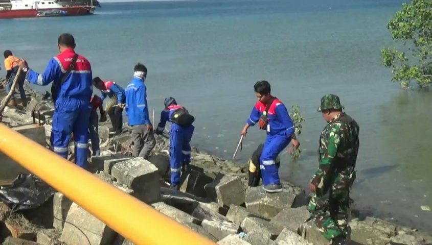 Pemda Kolaka Bersih-Bersih Pantai dan Laut