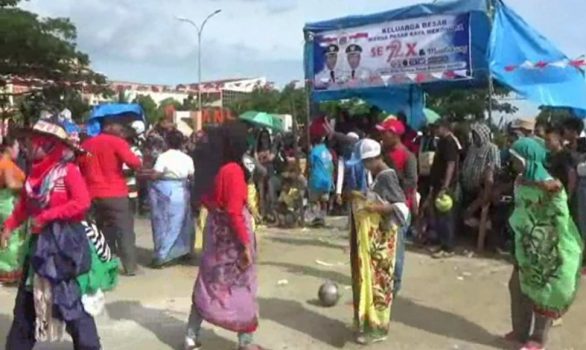PRM Kolaka Gelar Bola Dangdut Wanita