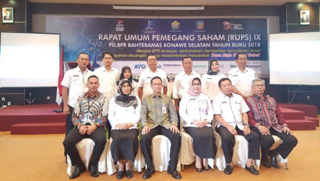 BPR Bahteramas Konsel Gelar RUPS IX Tahun Buku 2018 ﻿