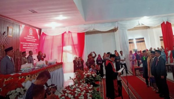 Unsur Pimpinan DPRD Butur Resmi Dilantik