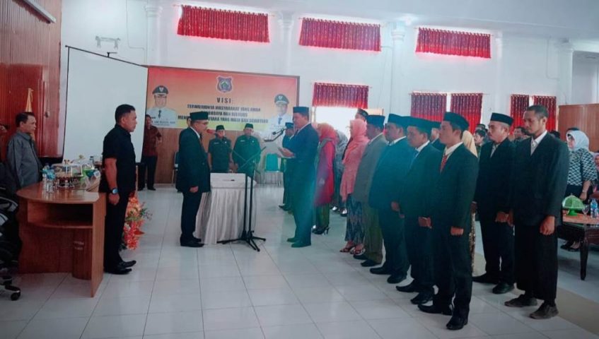 Bupati Butur Lantik 40 Pejabat Administrator dan Pengawas