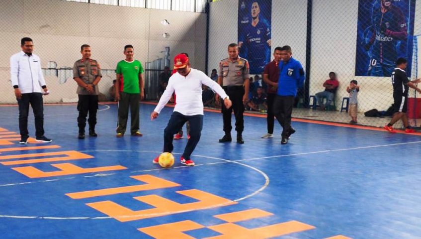 HPN ke-74, Abu Hasan Buka Liga Futsal FJB