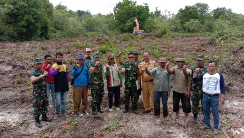 Validkan Data, Dandim Kendari Tinjau Lokasi Cetak Sawah di Konsel