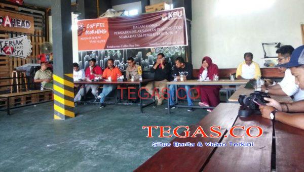 Coffee Morning, KPU Baubau Pemilu 2019 Potensi Penambahan TPS﻿
