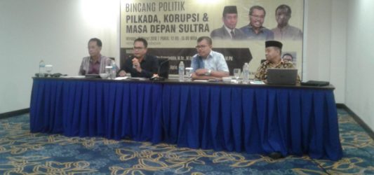 Tiga Rektor Jadi Pembicara Diacara Bincang Politik Sultra