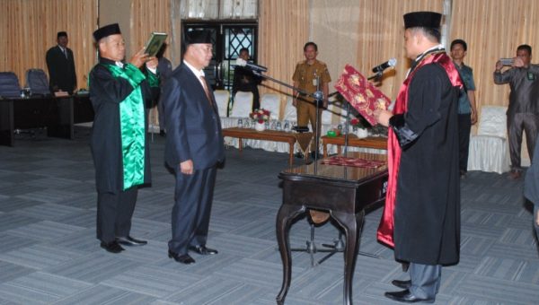 Satu Anggota DPRD Konsel Periode 2019-2024 Dilantik Terpisah