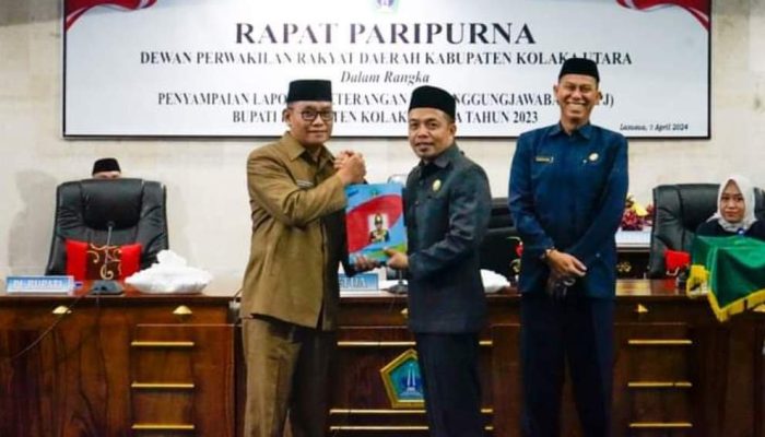 DPRD Kolut Terima LKPJ PJ Bupati