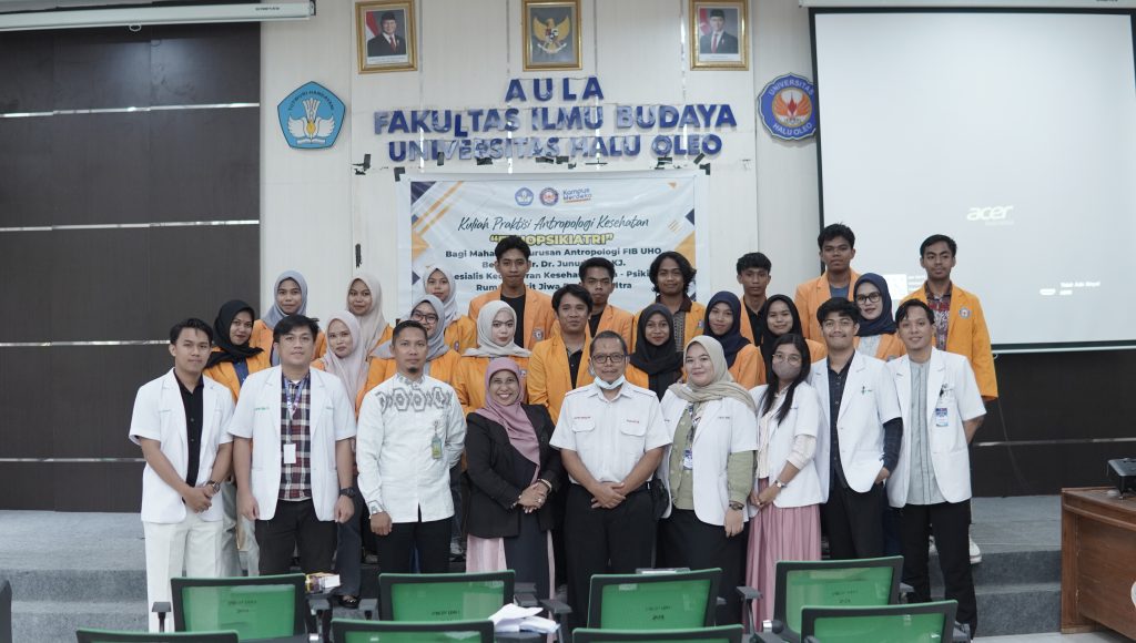 Jurusan Antropologi UHO Gelar Kuliah Praktisi Hadirkan Dokter RSJ Kota Kendari