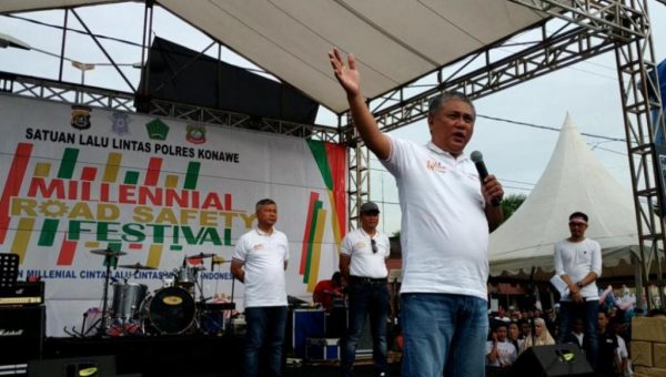 Diacara Milenial Road Safety Festival, Ini Himbauan Bupati Konawe﻿