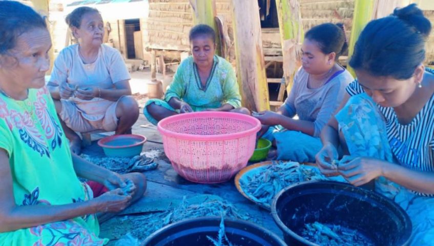 Emak – Emak Nelayan Butur Dilatih Mengolah Ikan Bernilai Ekonomis﻿