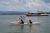 Para peserta lomba dayung tradisional, saat berada di garis start, FOTO : FA