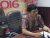 Kepala Badan Pusat Statistik (BPS) Sultra, Atqo Murdiyanto saat memberikan keterangan pers kepada sejumlah awak media. FOTO : FAISAL