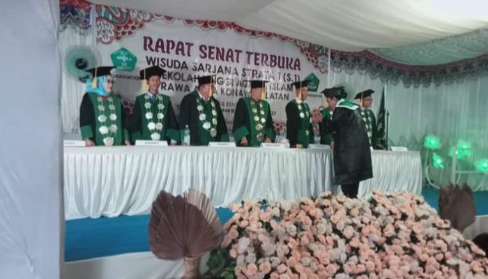 STAI Rawa Aopa Konawe Selatan Sukses Gelar Wisuda Angkatan ke-2