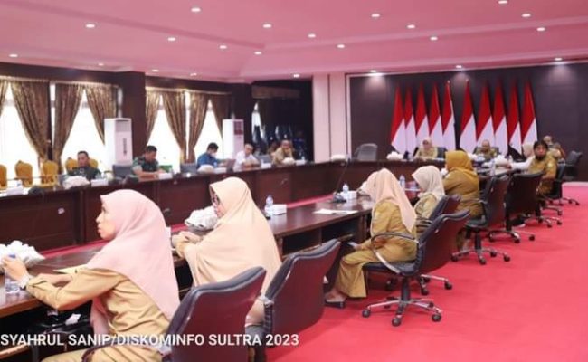 Rakor Inflasi, Pemprov Sultra Siap Laksanakan Arahan Presiden
