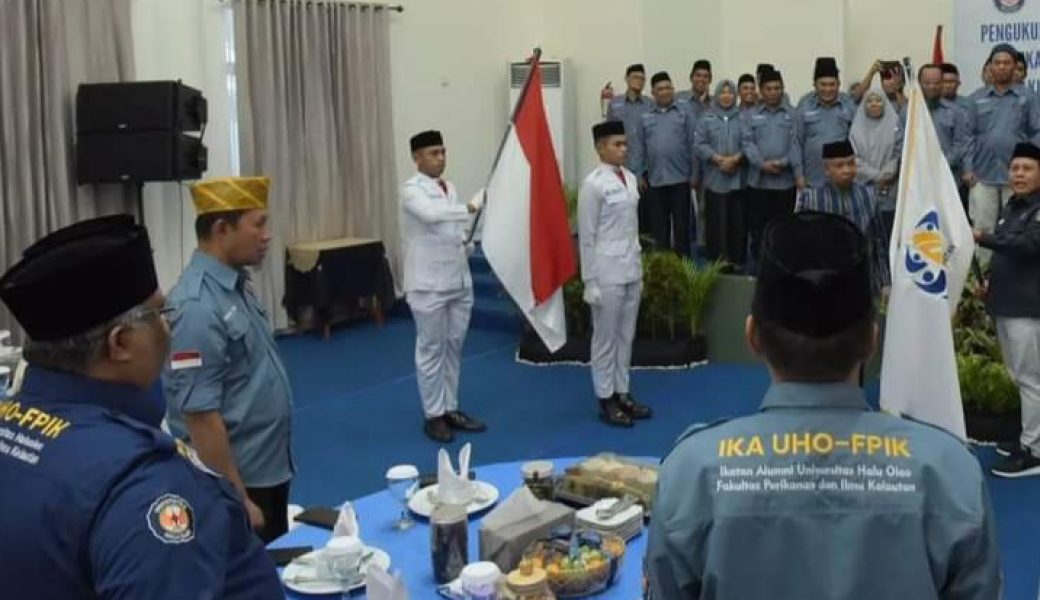 Pj Wali Kota Kendari Hadiri Pengukuhan Pengurus IKA UHO