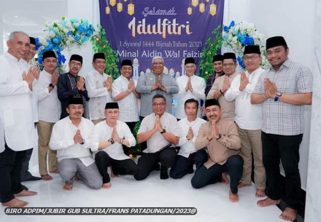 Gubernur Ali Mazi ‘Open House’ di Rumah Pribadinya di Pasarwajo