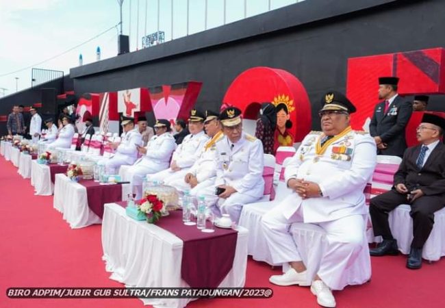 Gubernur Ali Mazi Hadiri Upacara Peringatan Hari Otonomi Daerah di Sulsel