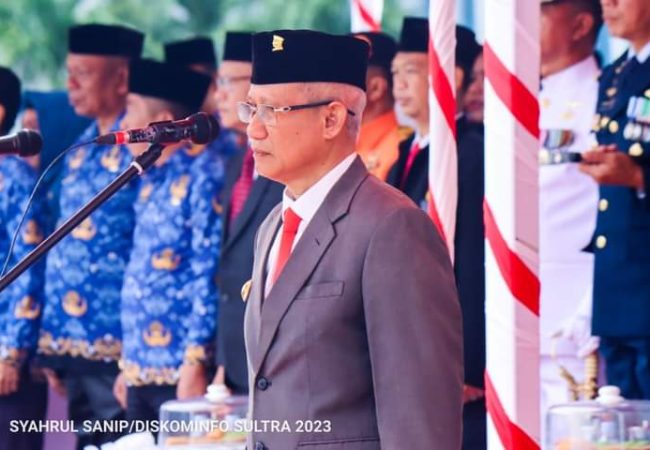 Wagub Sultra Jadi Inspektur Upacara Hari Lahir Pancasila