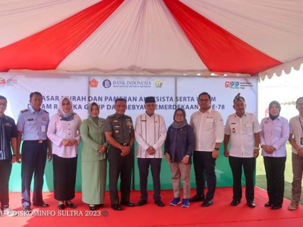 Apresiasi Pasar Pangan Murah Korem 143 HO, Asrun Lio: Bantu Menekan Inflasi