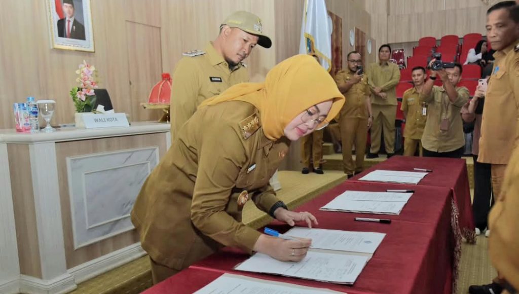 Pemkot Kendari Teken Perjanjian Kinerja, Dorong Inovasi dan Pelayanan Publik