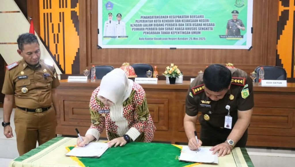 Pemkot Kendari dan Kejari Jalin Kerja Sama Hukum Perdata dan TUN