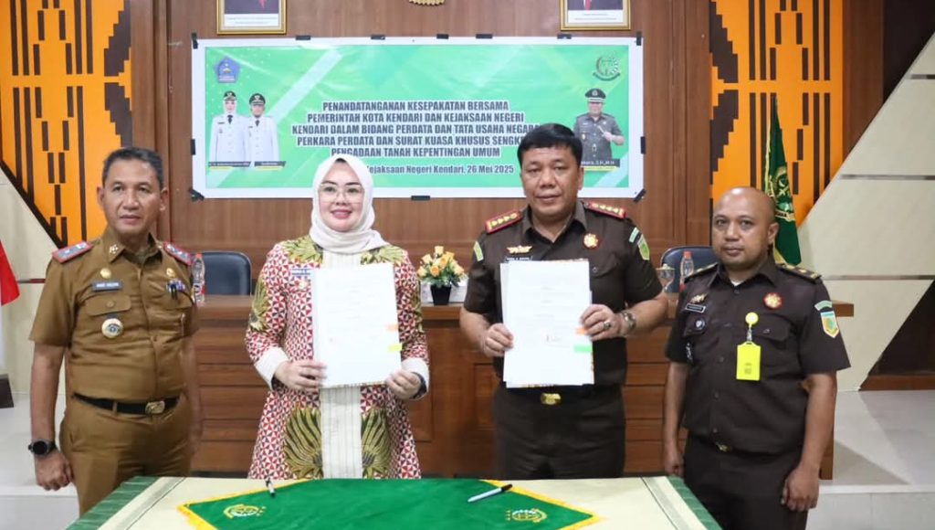 Pemkot Kendari dan Kejari Jalin Kerja Sama Hukum Perdata dan TUN