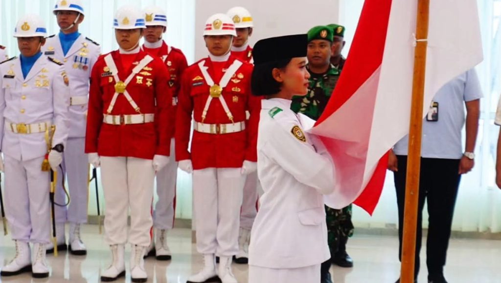 43 Anggota Paskibraka Kendari Dikukuhkan, Siap Kibarkan Merah Putih di HUT ke-80 RI