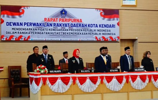 DPRD Kendari Gelar Paripurna HUT ke-80 RI, Walikota Ajak Warga Teladani Semangat Pejuang