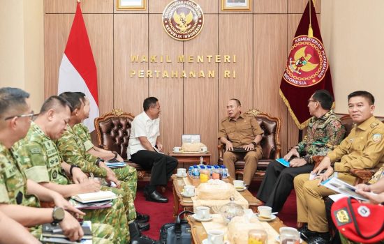 Perkuat Sinergi Pertahanan Nasional, Gubernur Sultra Audiensi dengan Kemhan