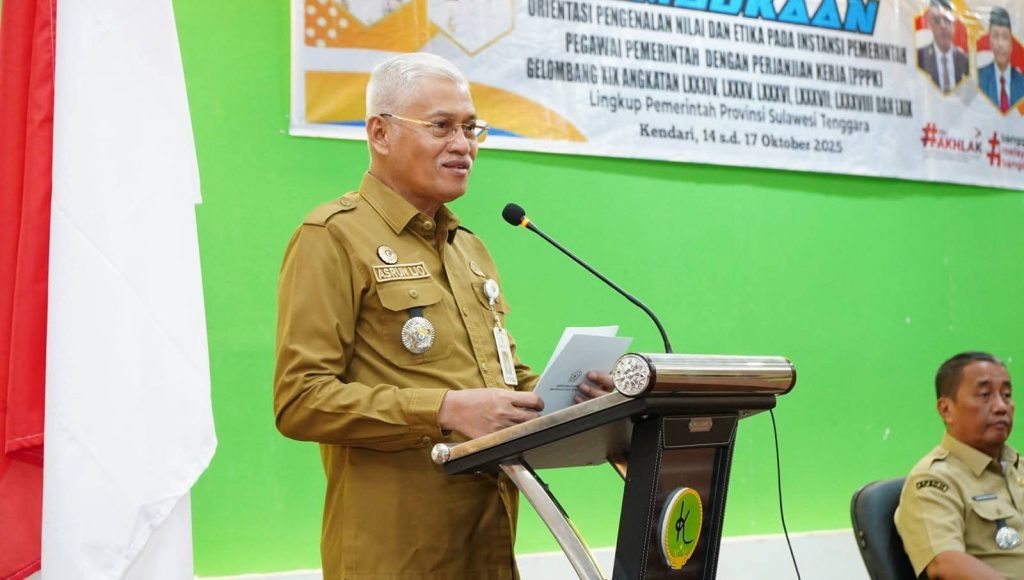 Buka Orientasi PPPK, Sekda Sultra Tekankan Nilai BerAKHLAK