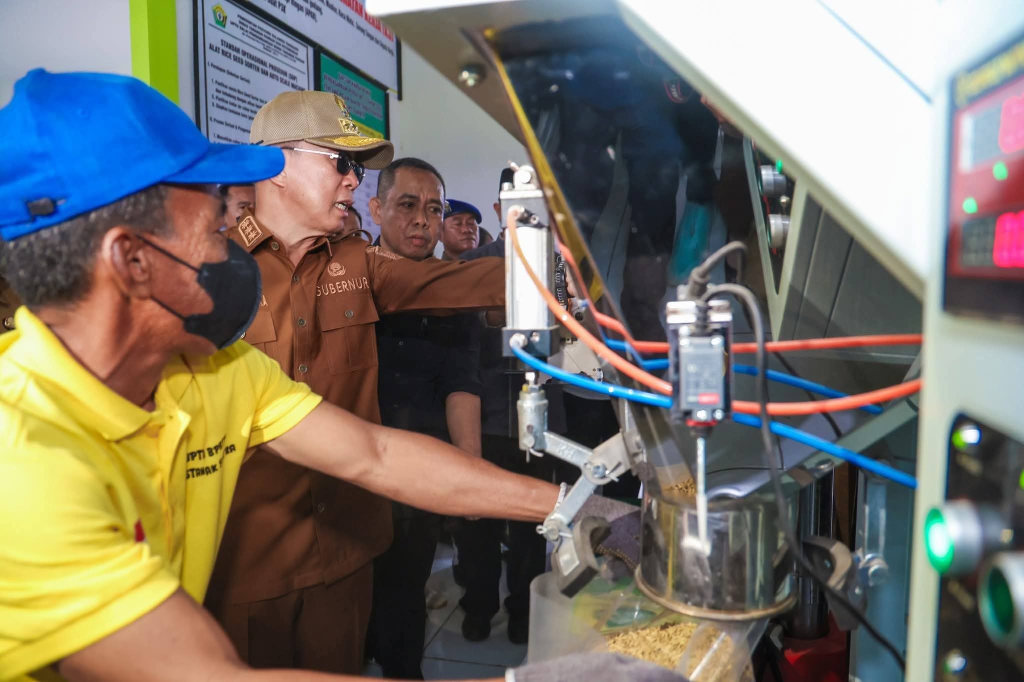 Gubernur Sultra Resmikan Mesin Sortir Benih Canggih Pertama di Indonesia
