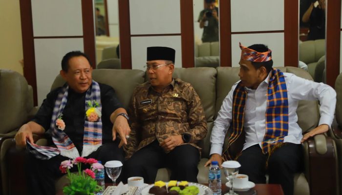 Gubernur Sultra Sambut Wamendagri di Bandara Halu Oleo