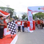 Gubernur Sultra Lepas Fun Walk Kebangsaan Semarak Merdeka