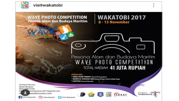 50 Peserta Lolos Wakatobi Wave Photo Competition 2017