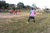 pertandingan Putsal dalam rangka mempwerbutkan piala Damai CUP I di kelurahan kampung Salo. FOTO " FT