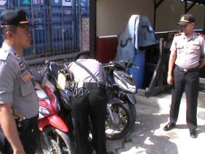 Polisi KP3 Gagalkan Penyelundupan Motor Bodong