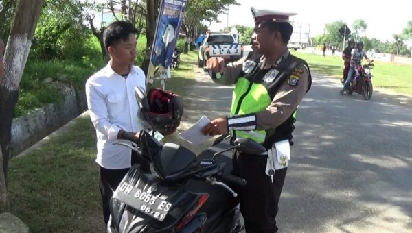 Terjaring Operasi Zebra,Dua Pengendara di Kolaka Tak Terima Ditilang Polisi