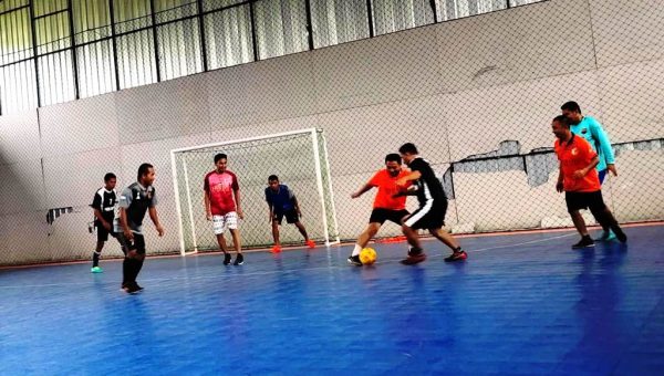Bawaslu Kalahkan Pers Butur di Turnamen Liga Futsal