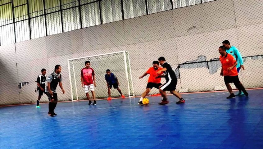Bawaslu Kalahkan Pers Butur di Turnamen Liga Futsal