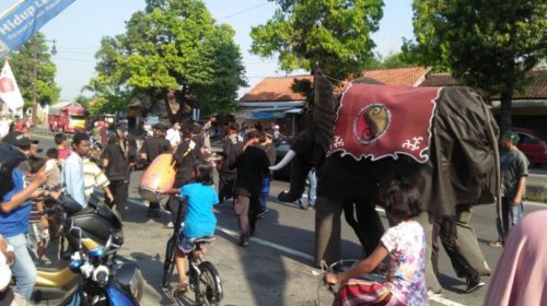 Ribuan Santri dan Seekor Gajah ikuti Kirab Parade Hadroh